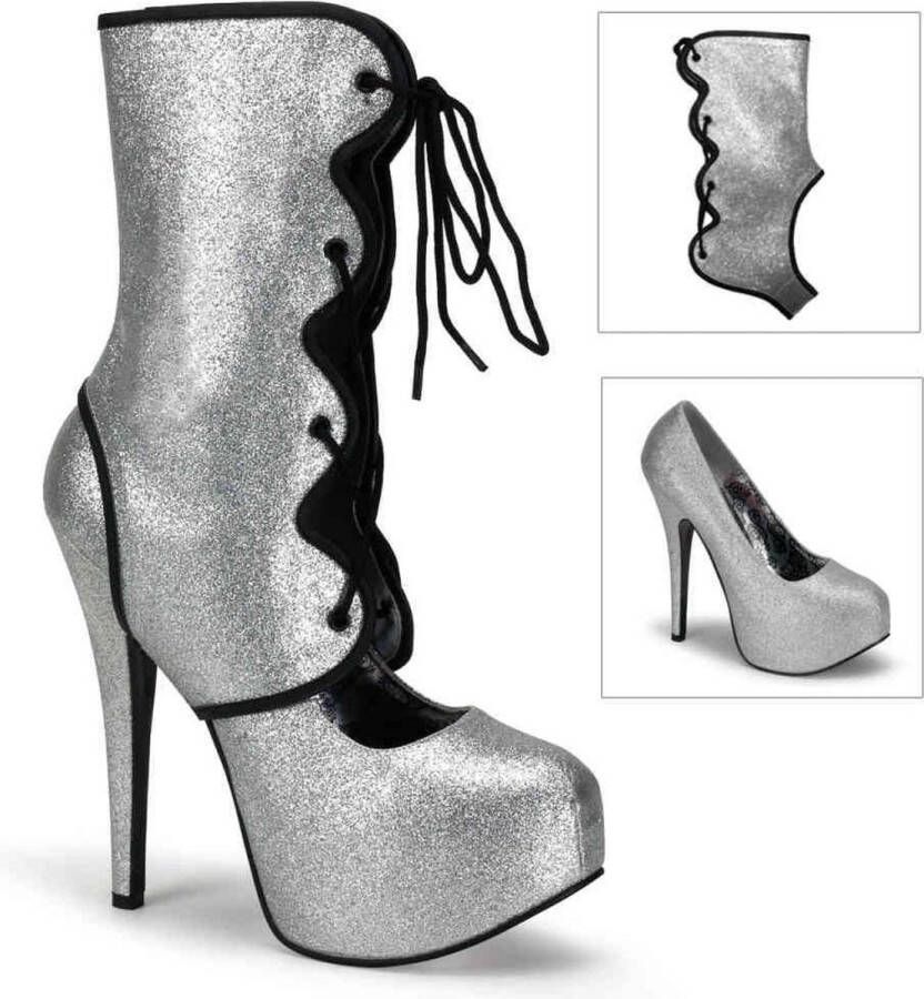 Bordello Pumps 36 Shoes TEEZE 31G Zilverkleurig - Foto 3