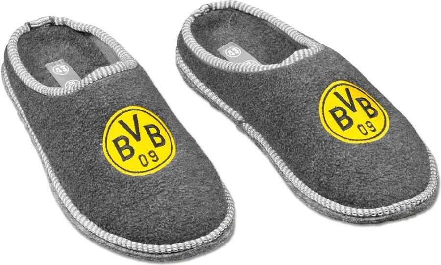 Borussia Dortmund BVB Vilten Pantoffels Comfortabel & Stijlvol