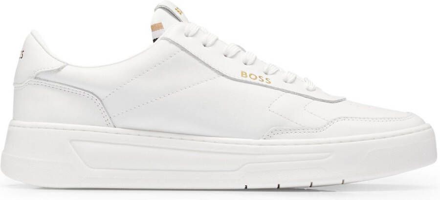 Hugo Boss Witte Baltimore Lage Sneakers White Heren