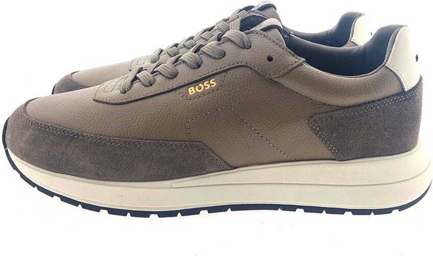 Boss Lage sneakers van echt leer model 'VINSTON'
