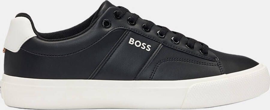 Hugo Boss Sportieve Zwarte Sneakers Aiden Tenn Black Heren