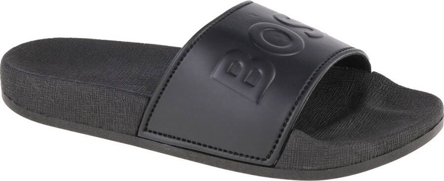 Boss Aqua Slides J29305 09B voor een Zwart Slippers