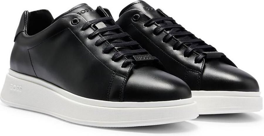 Hugo Boss Zwarte Sneakers met Logo Black Heren