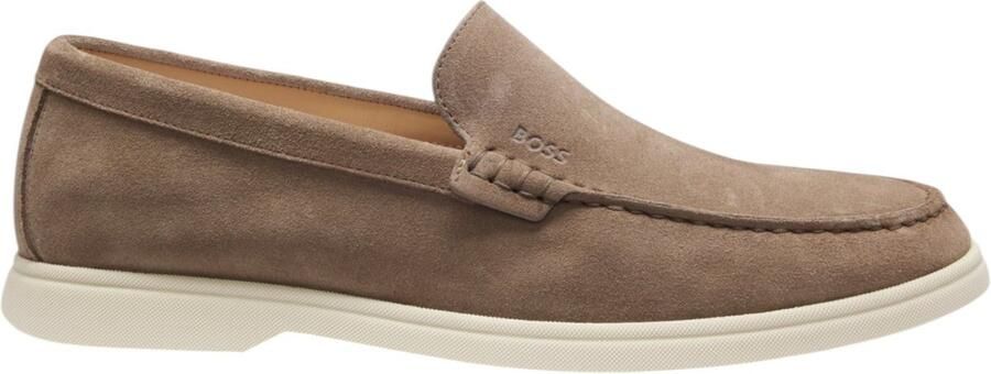 BOSS Heren Loafer Bruin 50543083 262 Sienne Loaf Sd N