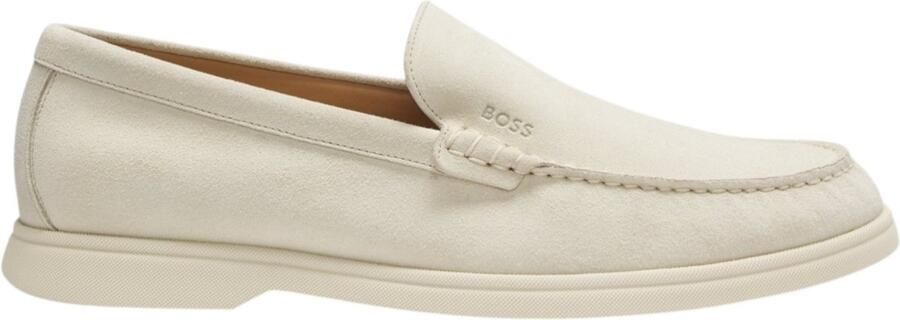 BOSS Heren Loafer Wit 50543083 135 Sienne Loaf Sd N - Foto 1