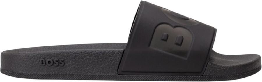 BOSS Heren Slipper Zwart 50536835 001 Aryeh