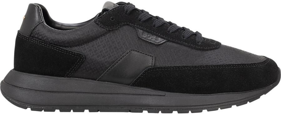 BOSS Heren Sneakers Zwart 50557841 005 Vinston Runn Sdnymns
