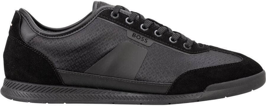 BOSS Heren Sneakers Zwart 50557877 005 Nitan Lowp Nymn