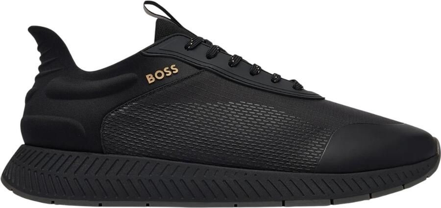 BOSS Heren Sneakers Zwart 50573556 005 Titanium
