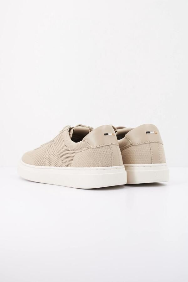 Boss low top sneakers met echt leer-garnering model 'KIERAN'