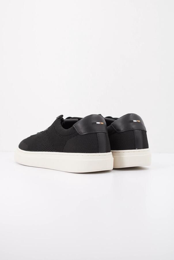 Boss low top sneakers met echt leer-garnering model 'KIERAN'