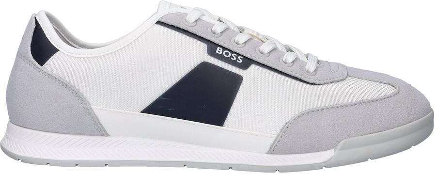 Boss Lage sneakers met applicaties in suèdelook model 'NITAN_LOWP_NYMITH'