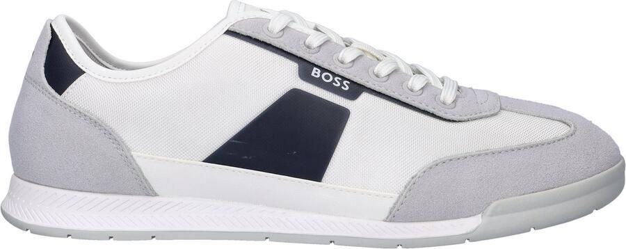Boss Lage sneakers met applicaties in suèdelook model 'NITAN_LOWP_NYMITH'