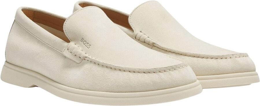 BOSS Heren Loafer Wit 50543083 135 Sienne Loaf Sd N - Foto 2
