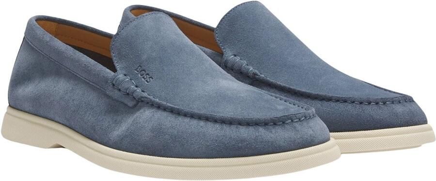 BOSS Heren Loafer Blauw 50543083 462 Sienne Loaf Sd N - Foto 2