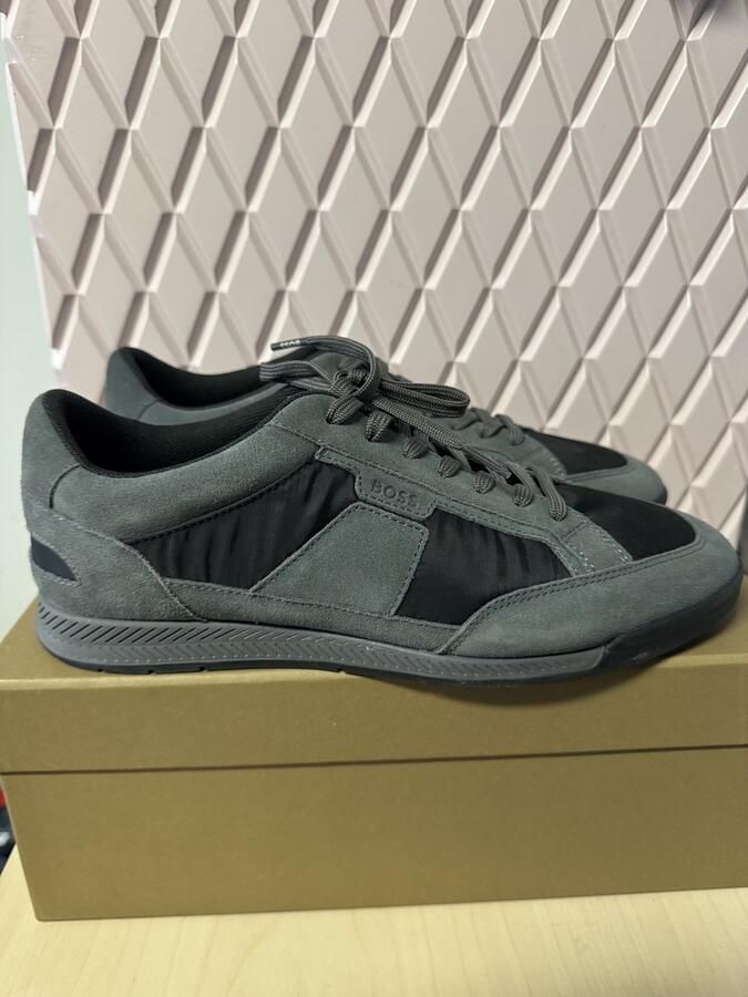 BOSS Sneakers Grijs Heren