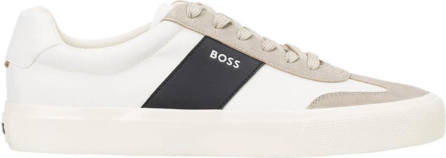 BOSS Sneakers laag 'Aiden Tenn' beige donkerbeige zwart wit