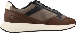 BOSS Sneakers laag 'Titanium' navy bruin bruin gemêleerd wit