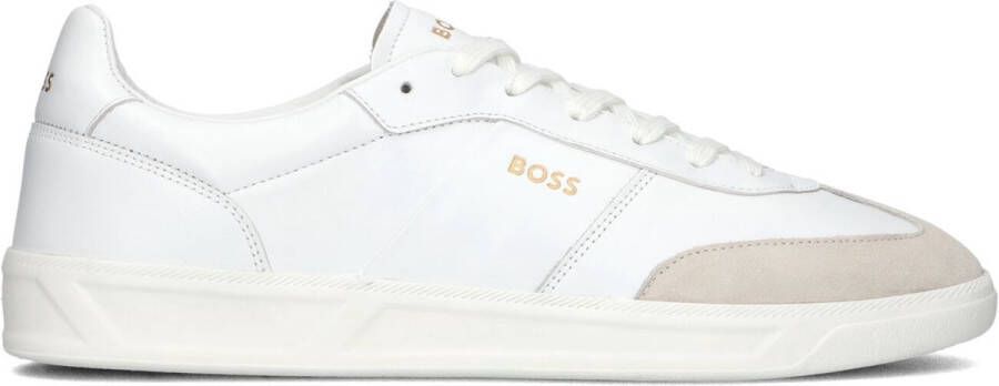 BOSS Lage Sneakers Heren Brandon Tenn Maat: 40 Materiaal: Leer Kleur: Wit