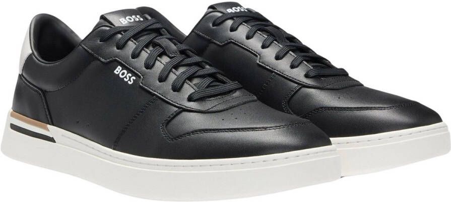 Boss Leren sneakers met labelprint model 'Clint'