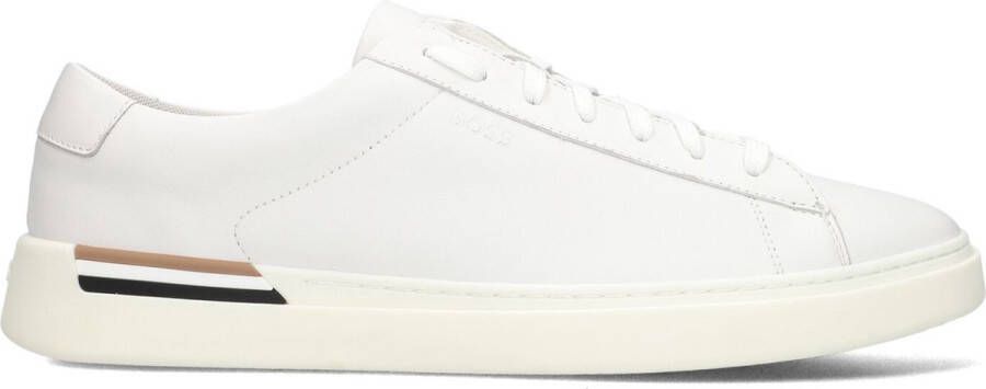 BOSS Lage Sneakers Heren Clint Tenn Maat: 40 Materiaal: Leer Kleur: Wit