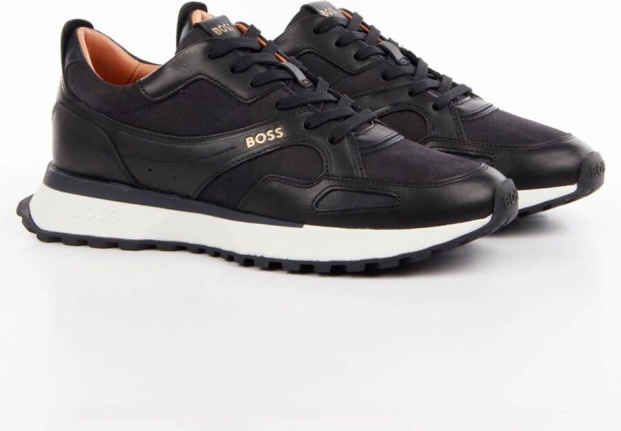 BOSS Lage Sneakers Heren Jonah Runn Maat: 40 Materiaal: Nubuck Kleur: Blauw