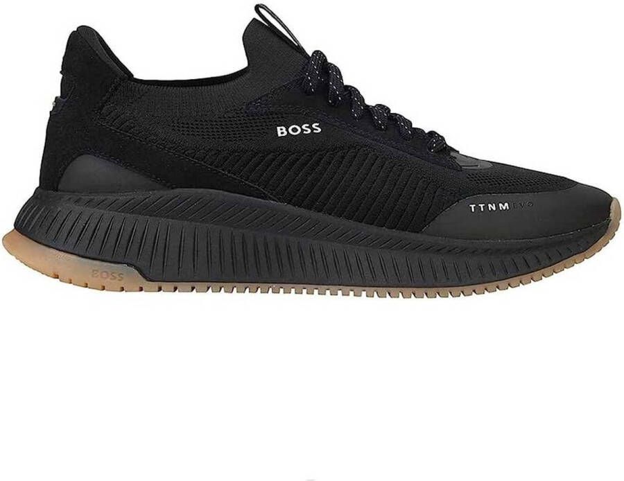 BOSS Lage Sneakers Heren 50480546 Maat: 40 Materiaal: Leatherlook Kleur: Zwart - Foto 4