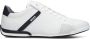 BOSS Lage Sneakers Heren Saturn Lowp Maat: 44 Materiaal: Leer Kleur: Wit - Thumbnail 1