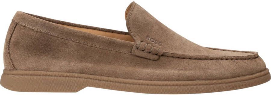 BOSS Heren Loafer Bruin 50543083 265 Sienne Loaf
