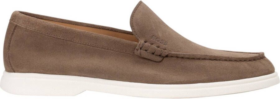 BOSS Heren Loafer Bruin 50543083 265 Sienne Loaf