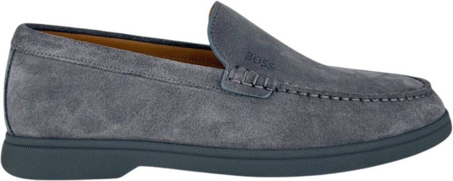 BOSS Heren Loafer Grijs 50543083 037 Sienne Loaf