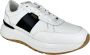 Boss Hugo Sneakers Heren Lage sneakers Herenschoenen Leer Jace Runn Wit zwart - Thumbnail 1
