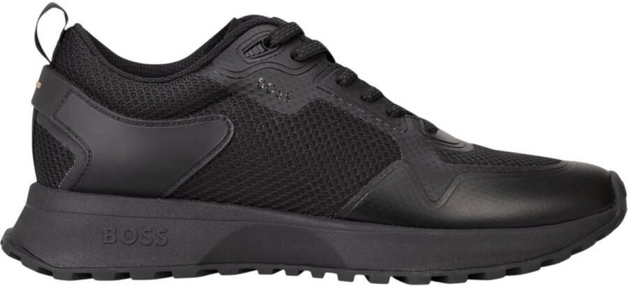 BOSS Heren Sneakers Zwart 50513195 009 Jonah_Runn_meth