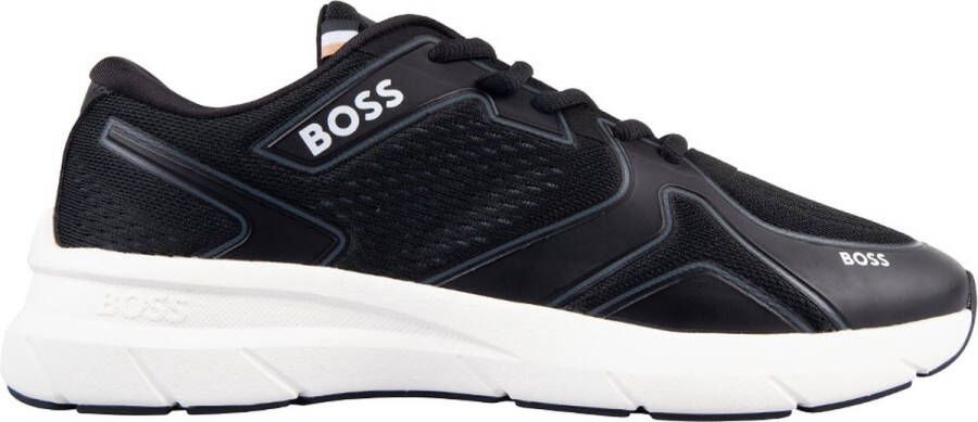 Boss Hugo Sneaker Zwart Mannen Lente Zomer Collectie Leer