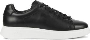 Boss Hugo Sneakers Heren Lage sneakers Herenschoenen Leer Bulton Runn Zwart