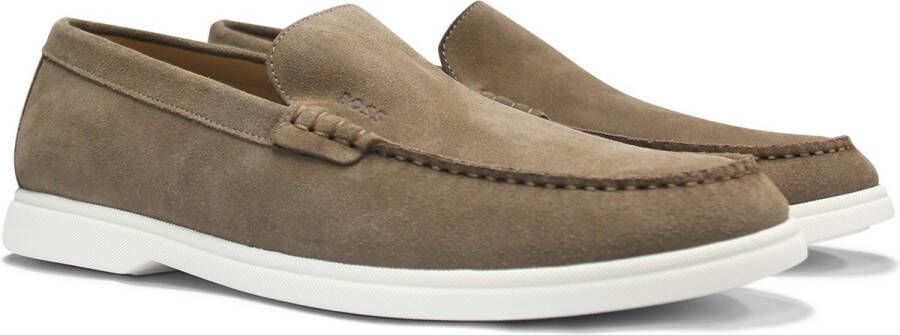 Boss InstapSchoen Bruin Mannen Lente Zomer Collectie Suède - Foto 2