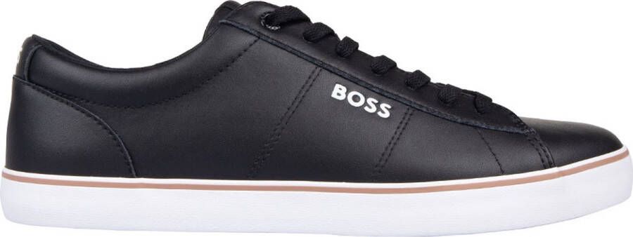 Hugo Boss Polyester Vetersneaker Met Contrasterende Details En Logo