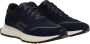 BOSS Lage Sneakers Heren Jonah_runn Maat: 44 Materiaal: Suède Kleur: Blauw - Thumbnail 4