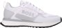 BOSS Lage Sneakers Heren Jonah_runn Maat: 41 Materiaal: Textiel Kleur: Wit - Thumbnail 1