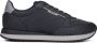 BOSS Lage Sneakers Heren Kai Runn Maat: 41 Materiaal: Leer Kleur: Blauw - Thumbnail 1