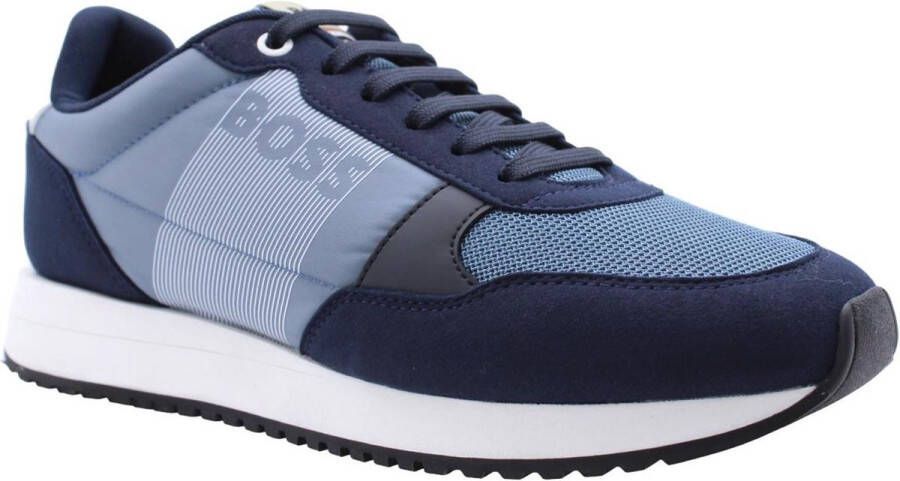 Hugo Boss Heren Sneakers met Merkdetails Blue Heren