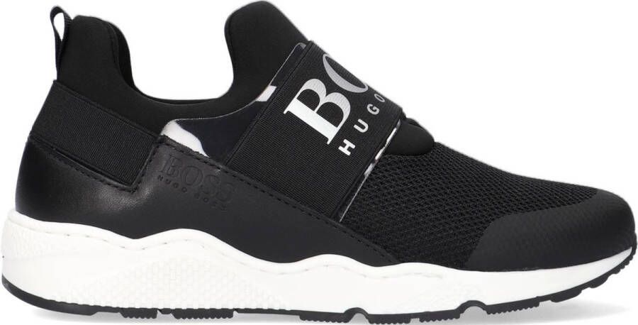 BOSS kidswear Boss Kids Baskets Lage sneakers Meisjes Zwart