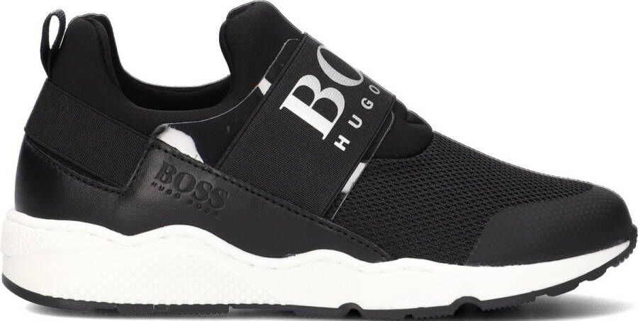BOSS kidswear BOSS Trainers J29276-09B voor een jongen Zwart Sneakers