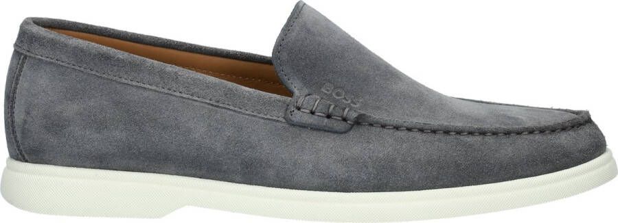 Hugo Boss Stijlvolle Erwin Mocassin Schoenen Gray Heren