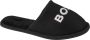 Boss Logo Slippers J29312-09B voor een jongen Zwart Pantoffels - Thumbnail 1