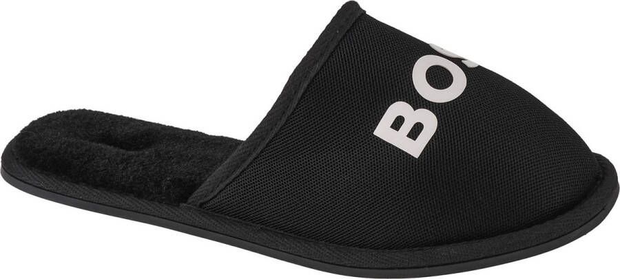 Boss Logo Slippers J29312 09B voor een jongen Zwart Pantoffels