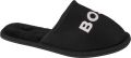 BOSS Logo Slippers J29312-09B voor een Zwart Pantoffels - Zwart