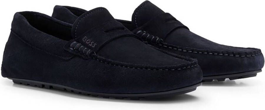 Boss Noel heren moccasin Blauw