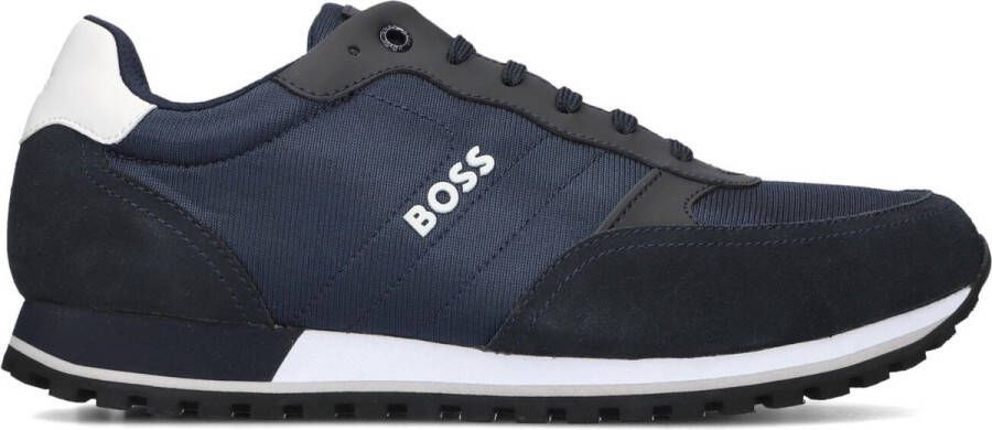 BOSS Lage Sneakers Heren Parkour-l Runn Maat: 42 Materiaal: Leer Kleur: Blauw - Foto 4