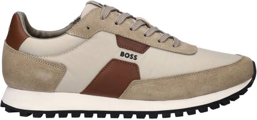 BOSS Parkour L Runner heren sneaker Beige multi